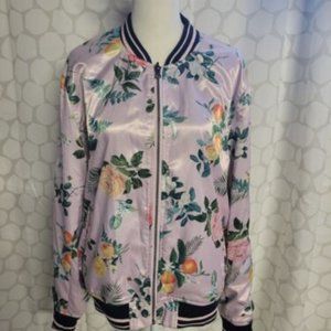 American eagle reversible bomber jacket size small euc